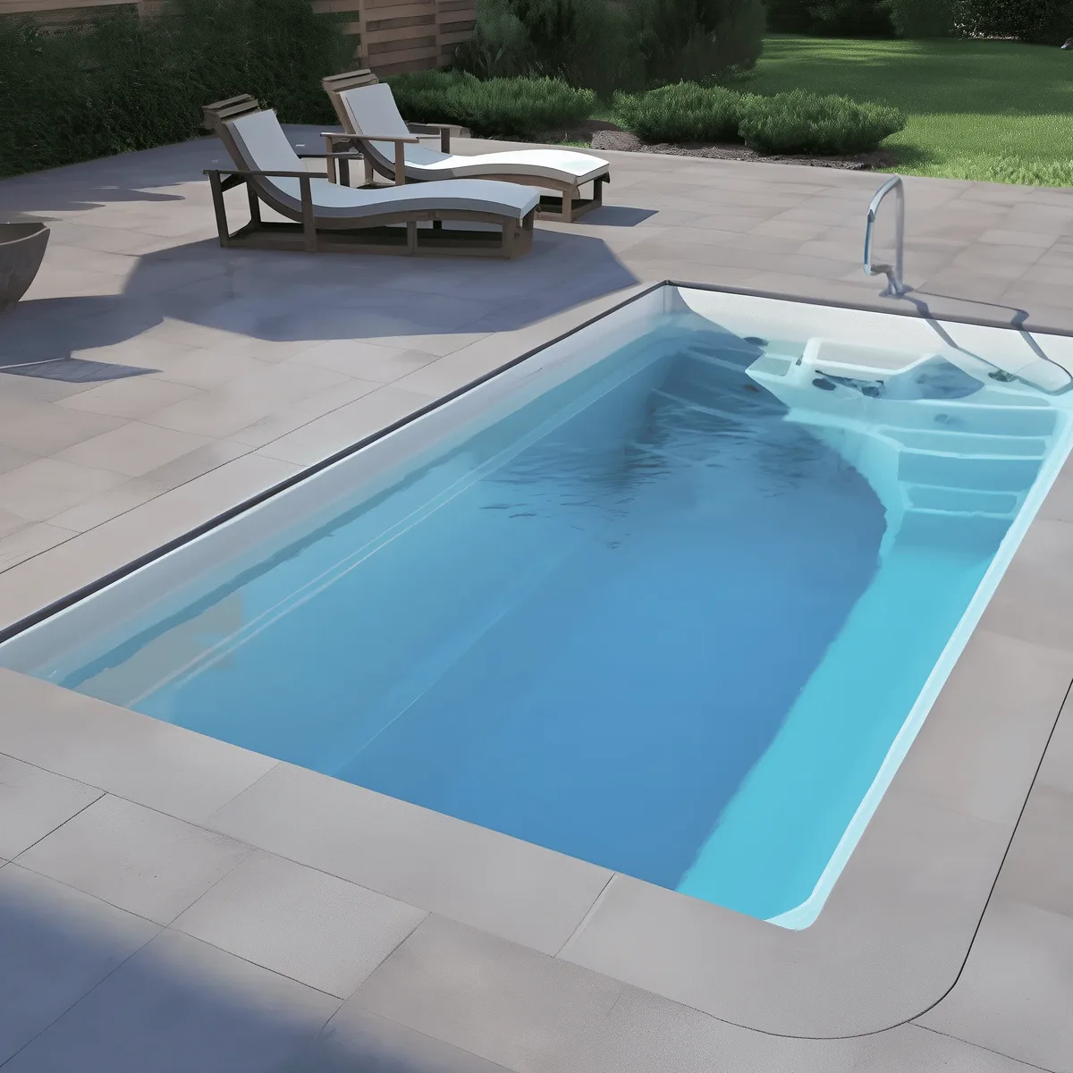 Композитный бассейн Laguna 5 — вид сверху в Волжском