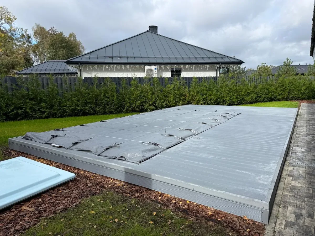 Покрывало Laguna Cover Mesh — установка в Волжском